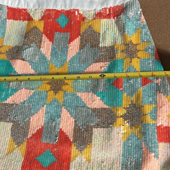 Marciano Colorful Sequin Mini Skirt Guess by Marciano size 2 - Picture 12 of 16